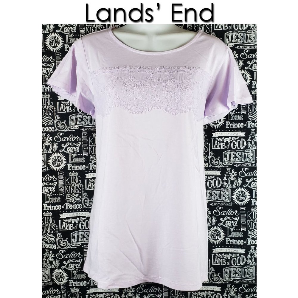 Lands' End Top Sz M